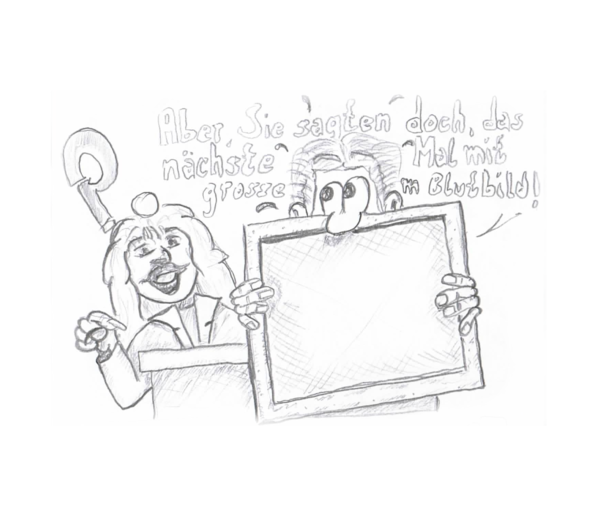 erstes Docta & Pati Cartoon großes Blutbild Docta & Pati großes Blutbild