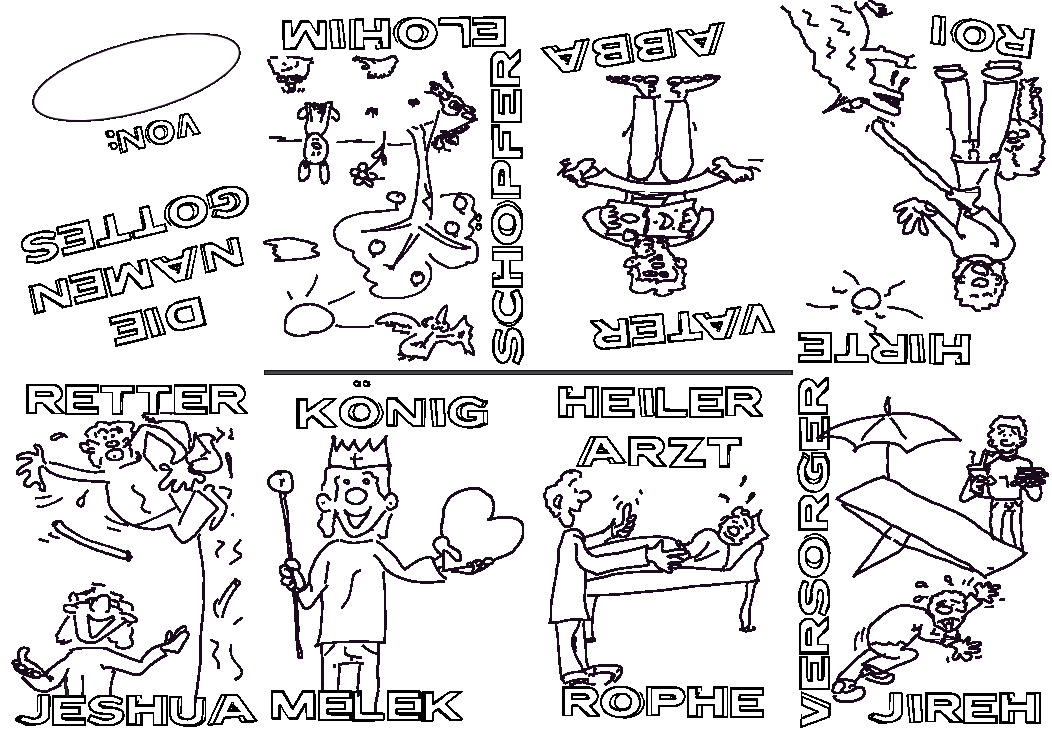 Vorschaubild Faltbuch Namen Gottes Vorschaubild Faltbuch Namen Gottes