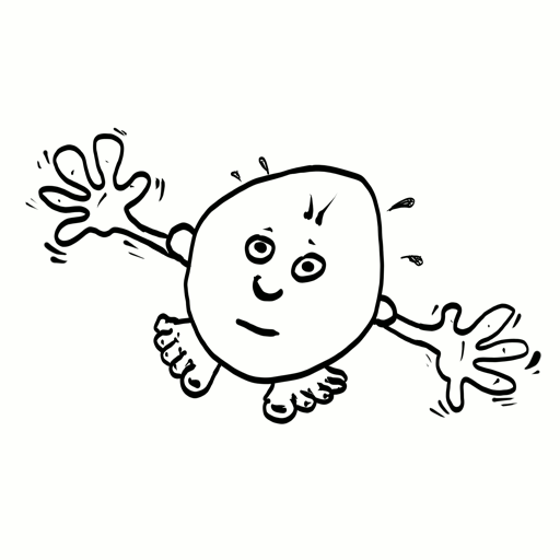 lustiges animiertes Bild guguck Männchen The-W-Man