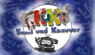 Bildlink zum externen 'Kreativ Studio Nuding' Spreadshirt-Shop Design 'Knuud und Ksavver Web-Comic-Projekt' Knuud und Ksavver-Webcomic-im-Shop