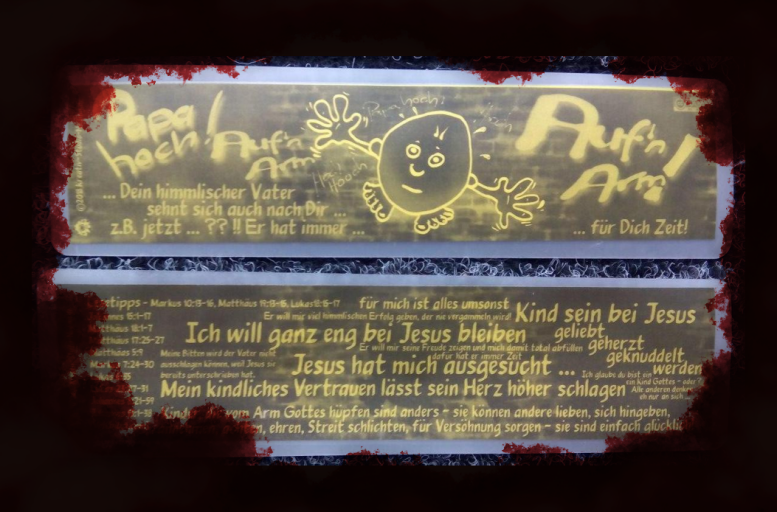 Bildlink zur Vorschau Lesezeichen invertiert auf gelbem Papier auf gelbem Papier invertiert