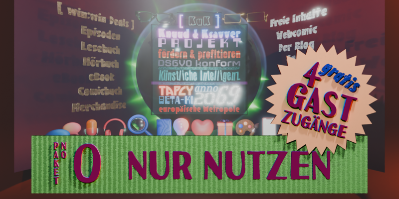 Logo NULLER PAKET mit 4 Gastzugängen