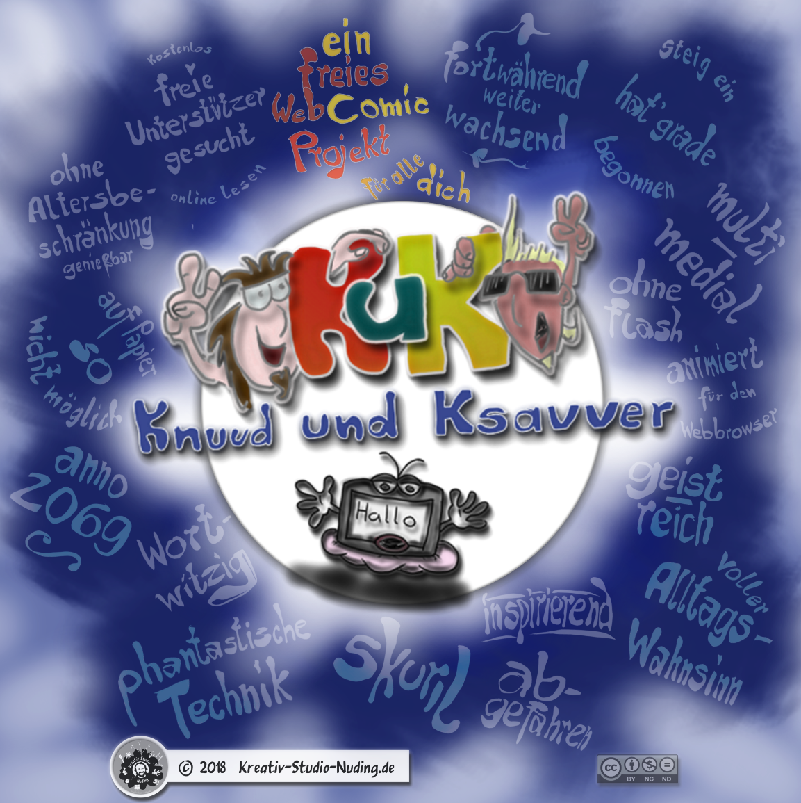 Webcomic Knuud & Ksavver Logo