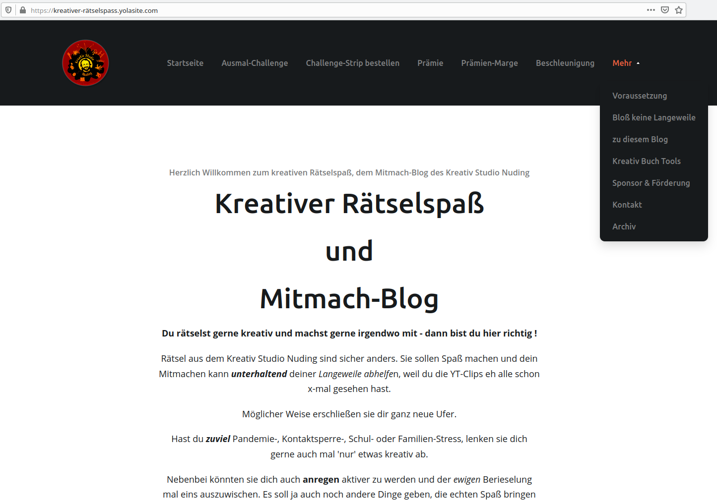 Snapshot Kreativer Rätsel-Spaß und Mitmach-Blog