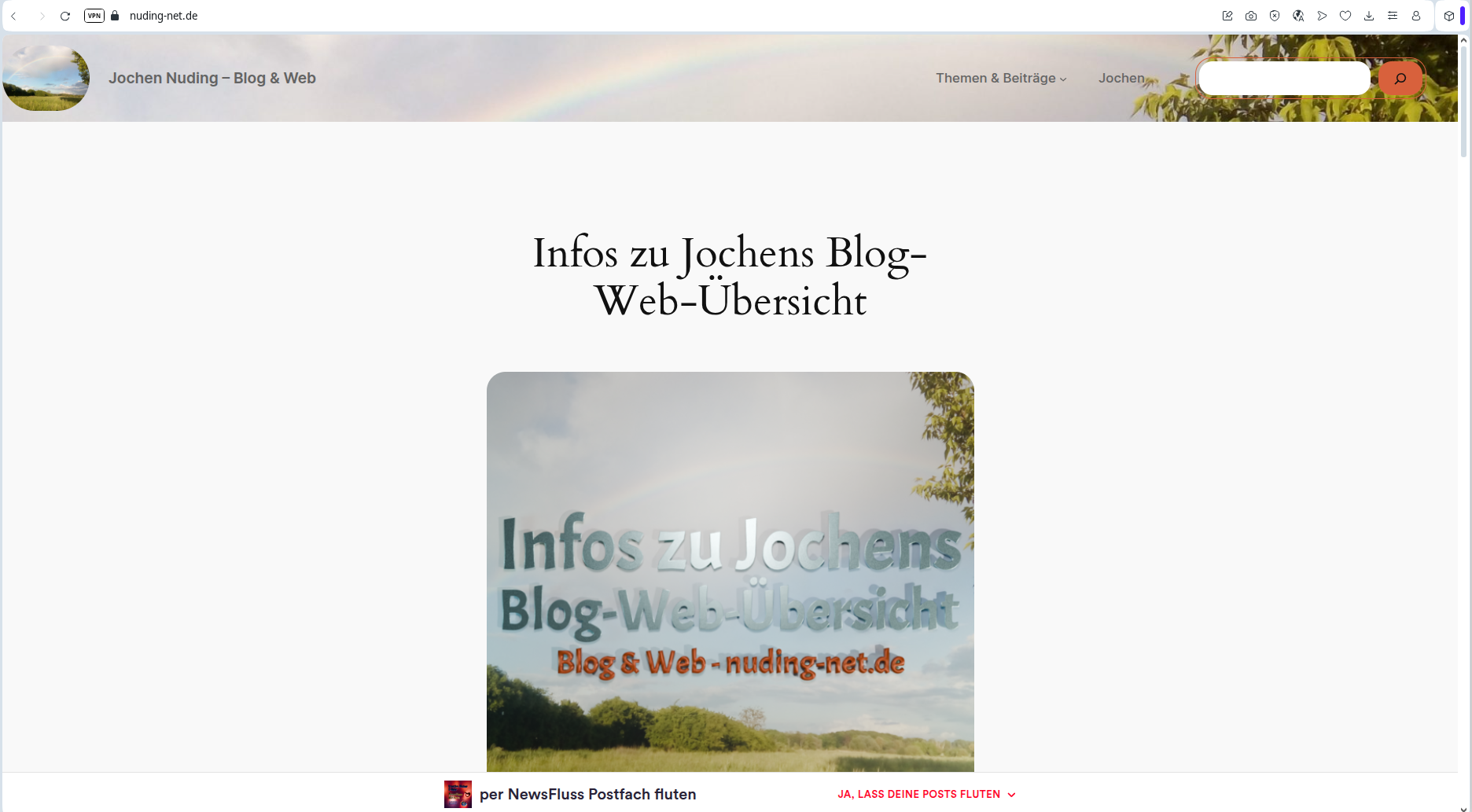 Snapshot Blog & Web Übersicht Nuding-net