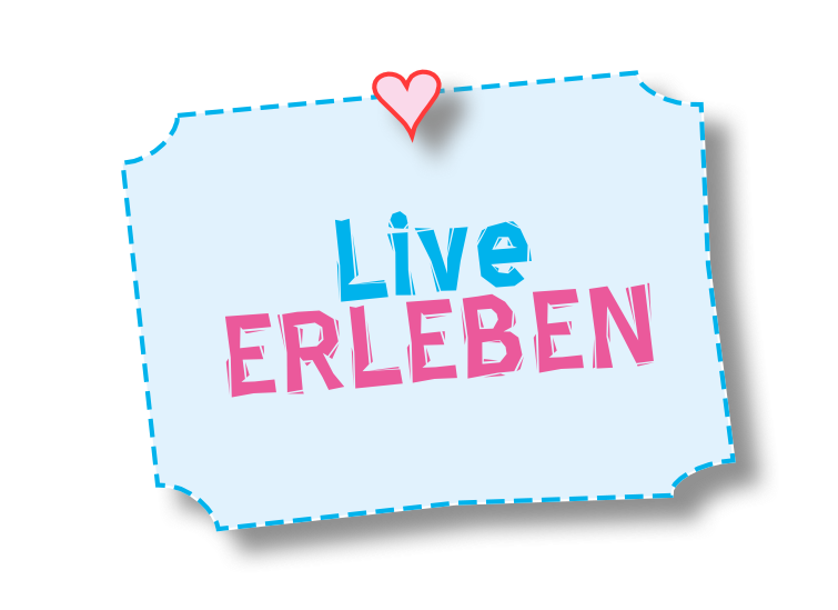 Waschzettel Kreativbuch live erleben Logo Bild